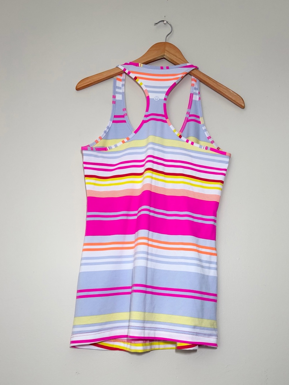 Lululemon Cool Racerback Tank Groovy Stripe